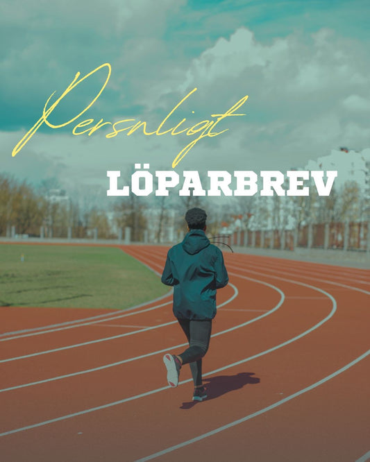 Personligt löparbrev av Ola Nordstrand